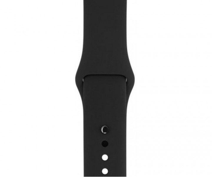 Apple Watch Series 1 42mm Space Gray Aluminum Case with Black Sport Band (MP032) Уценка